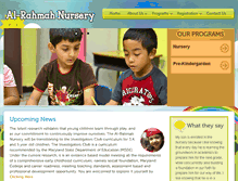 Tablet Screenshot of alrahmahnursery.org